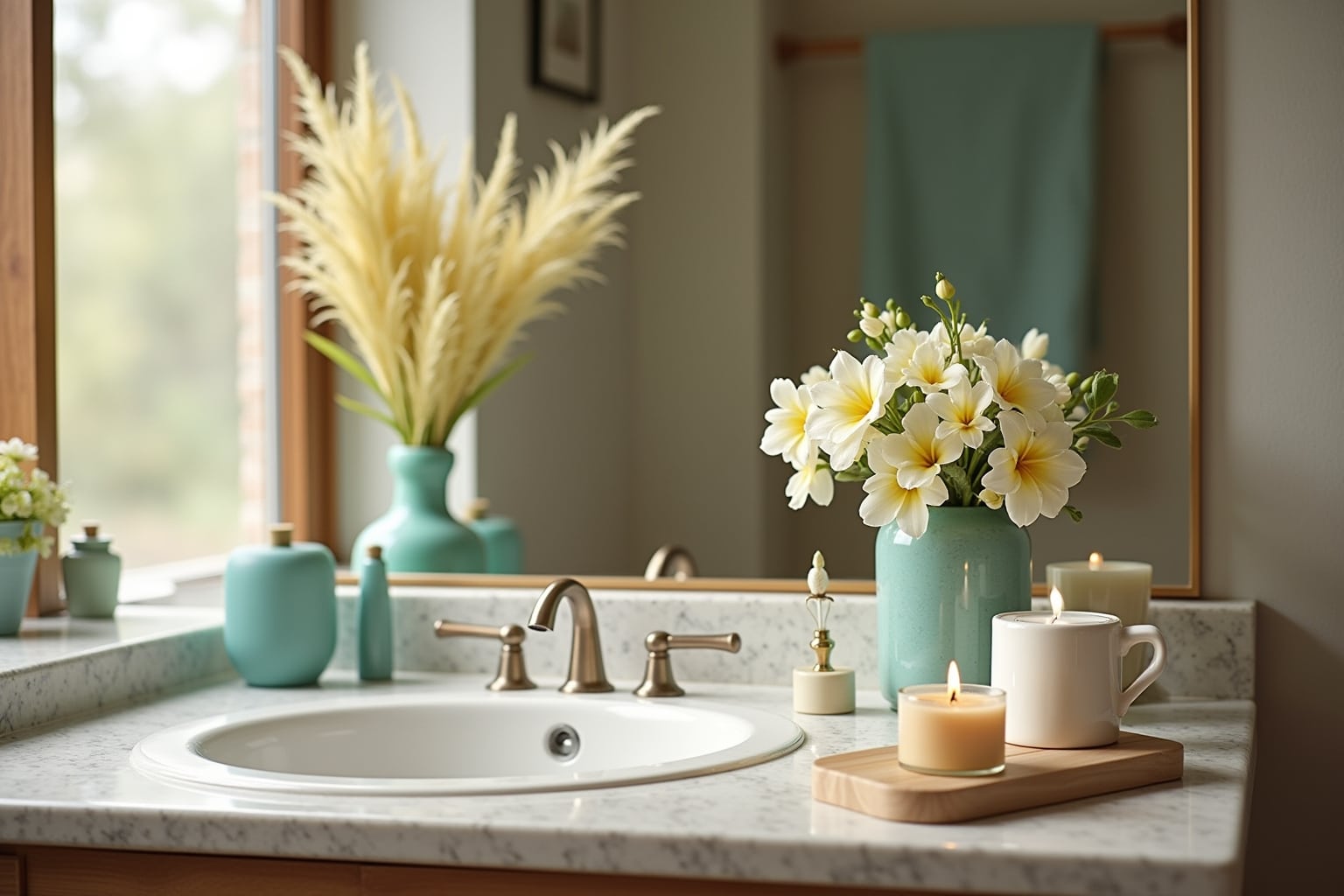 15 Badezimmer Deko Blumen Ideen